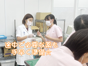 動物看護科の歯石除去手術！
